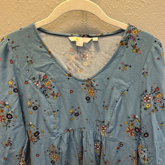 Boden Light Blue Floral Dress Women’s Size 8 - Picture 5 of 9
